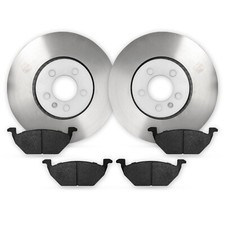 For Skoda Fabia TDI 5J 2007-2015 256mm Front Vented Brake Discs and Pads Pair