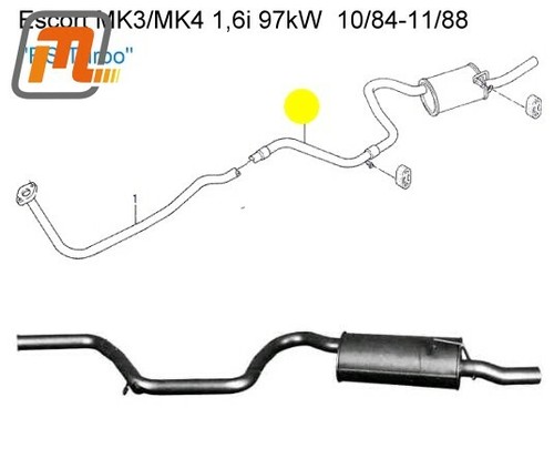 Ford escort mk4 exhaust - mk4,