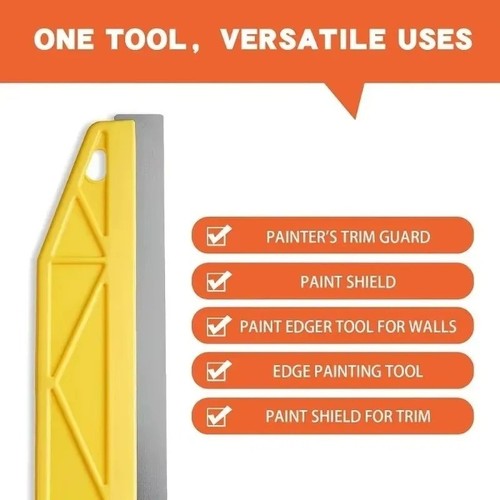 Paint shield edger stainless - shield,