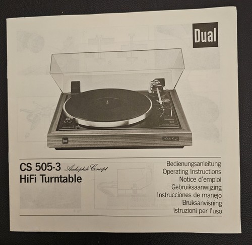 Dual 505 audiophile - cs, 505-3