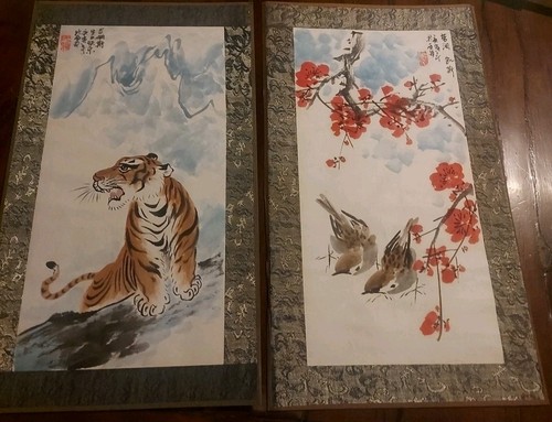 Vintage chinese watercolour - 2,