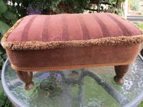 Vintage small brown draylon - brown,