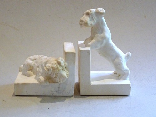 Sealyham terrier bookends - sealyham,