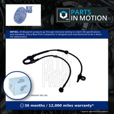 ABS Sensor fits OPEL AGILA B 1.0 Front Left 08 to 14 K10B Wheel Speed Blue Print