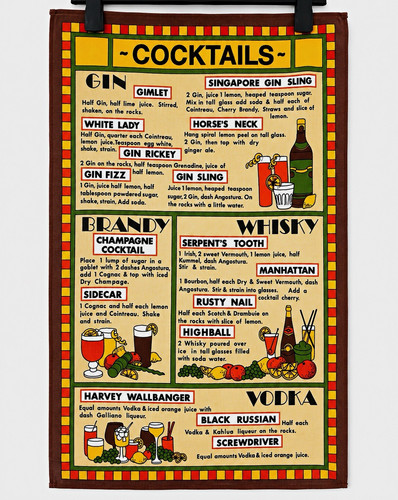 Vintage style cocktail recipe - vintage,