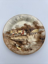 Vintage Newhall pub ashtray 'Great Stuff This BASS' small ceramic dish - 10cm Sq