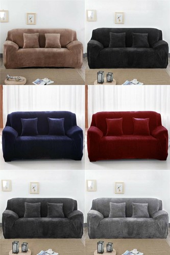 Velvet sofa covers plush - covers,