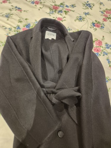 Wrapped coat cos - coat,