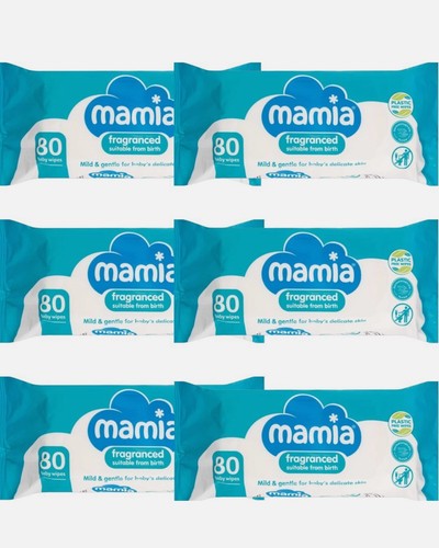 Mamia fragranced baby wipes - baby,