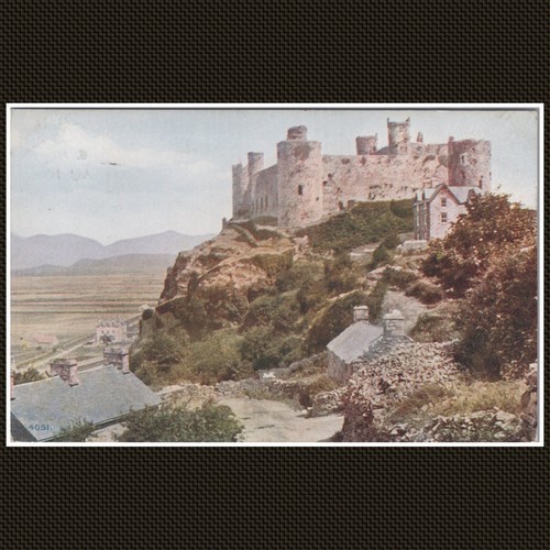 Harlech castle printed - castle,