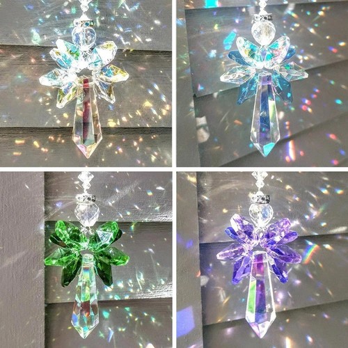 Rainbow guardian angel crystal - angel,