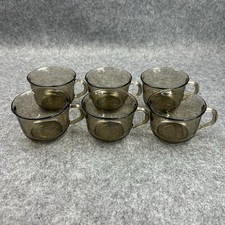 Vintage Arcoroc France Smoked