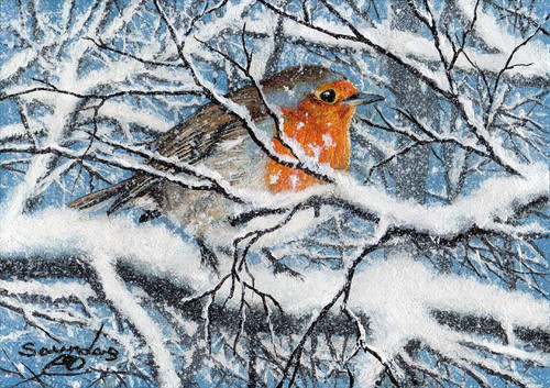 Aceo watercolour painting - aceo,