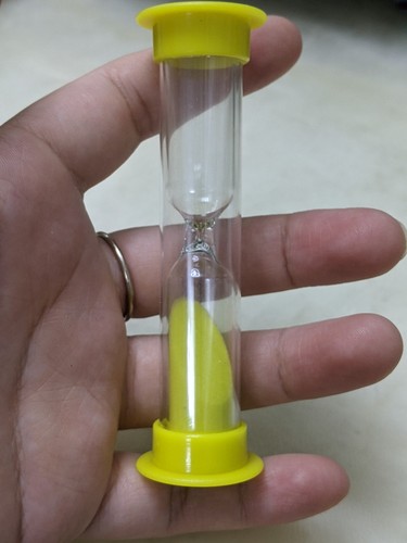 Clear plastic sand - plastic,