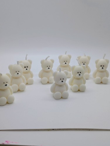 Teddy bear candles - teddy,