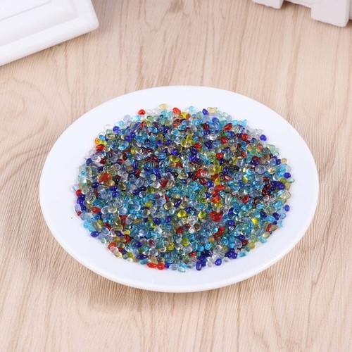 Glass sparkling gravel stones - gravel,