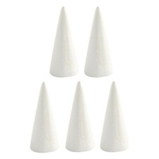 10 x Polystyrene Cones Solid