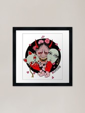 These masks Framed Art Print
