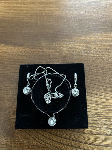 Swarovski necklace and earring - swarovski,