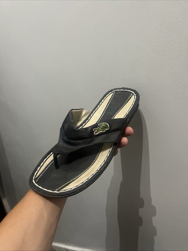 Men lacoste flip flop size - lacoste,