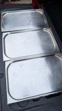 3x 1/1 GN Stainless Steel