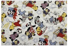 Sooty Sweep & Sue Vintage Fabric FQ Remnant 