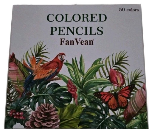 Fan vean colored - pencils, 50