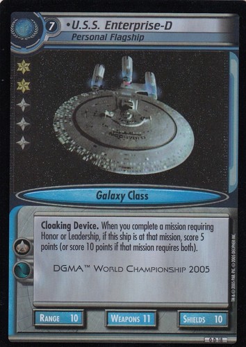 Star trek ccg tcg - trek, u.s.s