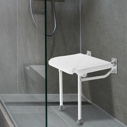 Folding shower seat wall - shower,