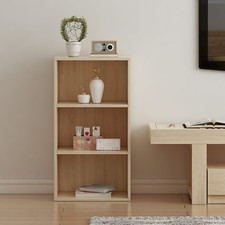 Modern Oak Wood 3 Tier Cube