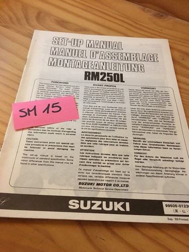 Suzuki rm250l rm250 250 - rm250, l
