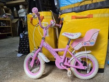 Apollo Cupcake pink children's bike 12 inch wheels w/stabilisers