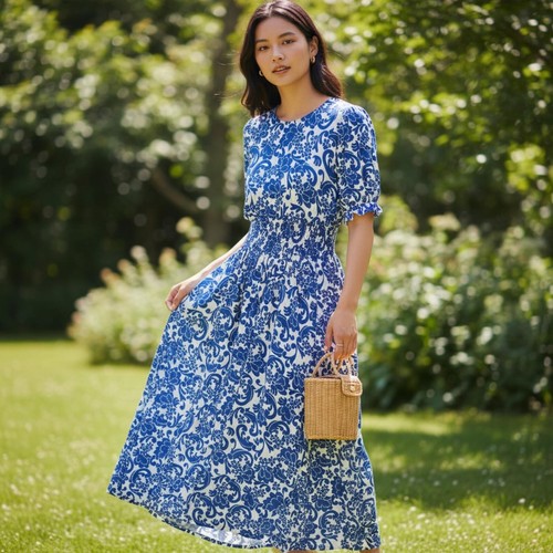 Boden blue white floral - boden,