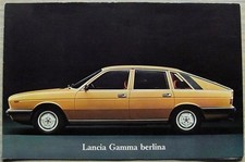 LANCIA GAMMA BERLINA Car Sales Brochure c1976 #88795796