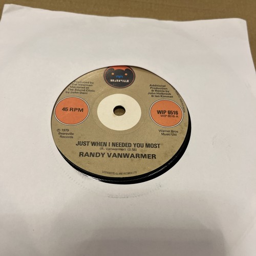 Randy vanwarmer just - randy, when