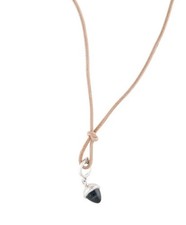 Tamara Comolli Flamenco Topaz Necklace 18k White Gold 