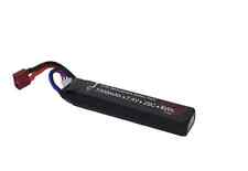 Airsoft 7.4V 1300mAh 25C LiPo stick battery with case LP301D Vapextech Deans