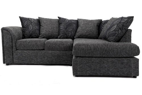 Byron corner sofa black - byron,