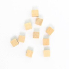 Wooden cubes 8mm - cubes,