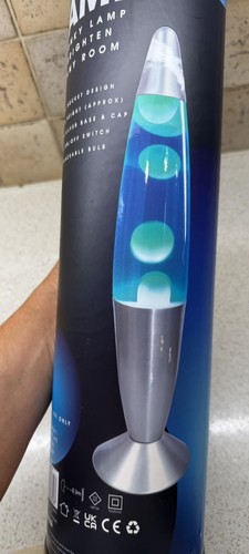 Lava lamp glow silver - base, and