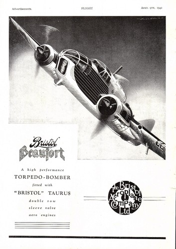 Ww2 bristol beaufort - ww2,