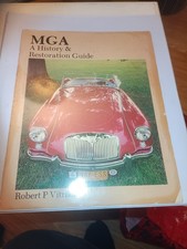 MGA: A History and Restoration Guide by Robert P. Vitrikas (1989, Hardcover)