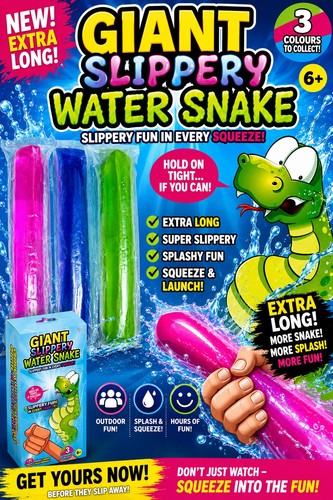 Giant slippery water snake - water,