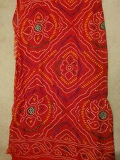New Sari Indian Silk Blend Red