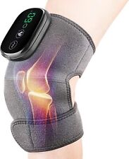 Cordless Knee Massager with Heat and Vibration, Heating Pad for Knee Elbow