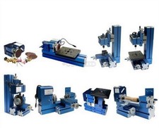 8 In 3 Metal Mini Machine Multipurpose Power Tool Lathe Drilling Milling Kit ca