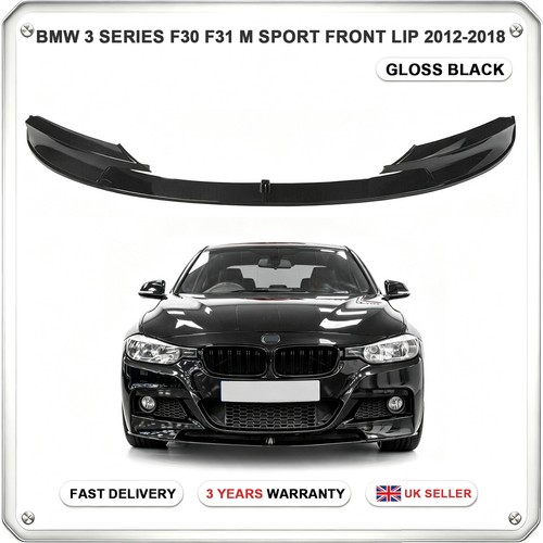 Gloss black front bumper - gloss,