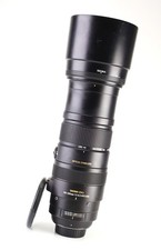 Sigma DG 150-500mm F5-6.3 APO HSM OS Autofocus Lens Nikon DSLR's F&R Caps & Hood
