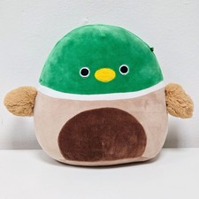 Squishmallow Duck Mallard Avery 8" Duck Plush Inverted Avery Dark Belly