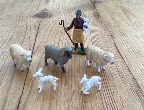 Britains shepherd with sheep - ,